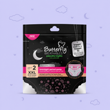 Butterfly Breathables Peaceful Nights Cottony Period Pants XXL Pack 2 Pcs