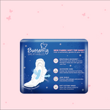 Butterfly Breathables Maxi Thick Sanitary Pads Long 9 Pcs