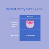 Butterfly Breathables Peaceful Nights Cottony Period Pants Medium Pack 10 Pcs