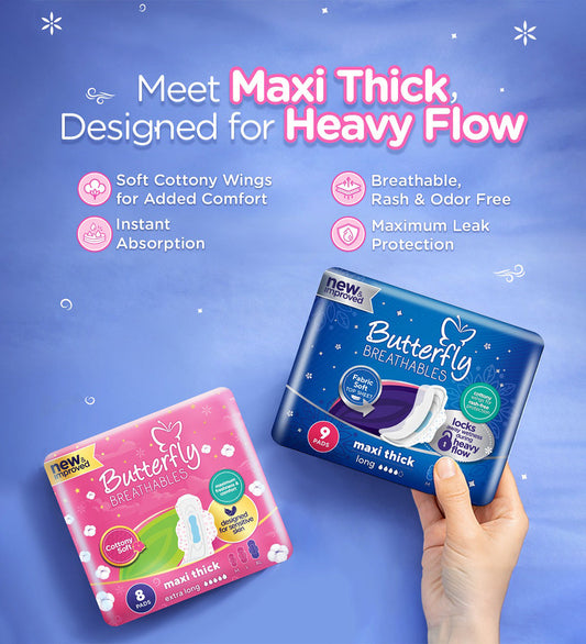Butterfly's Maxi Thick Pads: Combining Comfort, Coverage and Everyday Value for Your Monthly Budget