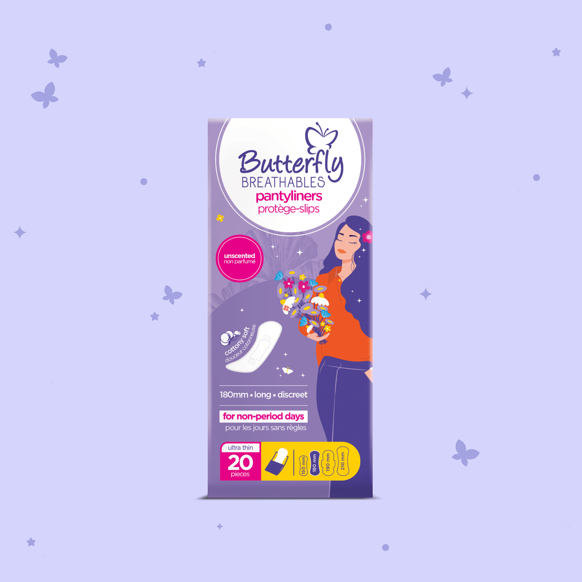 Breathables Panty Liners 20 Pcs