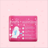 Butterfly Breathables Maxi Thick Cottony Sanitary Pads  Extra Long 8 Pcs