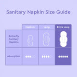 Butterfly Long Maxi Big Saver Sanitary Pads XXL 6 Pcs