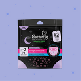Butterfly Breathables Peaceful Nights Cottony Period Pants Medium Pack 2 Pcs
