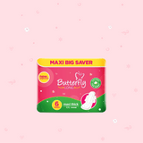 Butterfly Long Maxi Big Saver Sanitary Pads Extra Long 6 Pcs