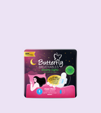 Butterfly Breathables Dreamy Nights Cottony Comfort Extra Long 8 Pads