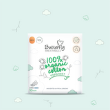 Butterfly Breathables Organic Cotton Sanitary Pads Long 10 Pcs