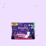 Butterfly Ultra-Thin Economy Pack Sanitary Pads Extra Long 7 Pcs