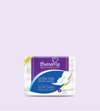 Butterfly Breathables Ultra-Thin Dry Mesh Sanitary Pads Long 8 Pcs