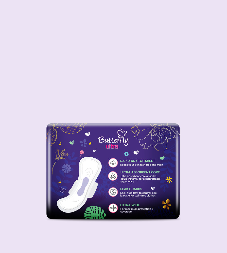 Butterfly Ultra Thin Economy Pack Sanitary Pads XL 7 Pcs Extra   UXLBACK WEB 1024x1024 